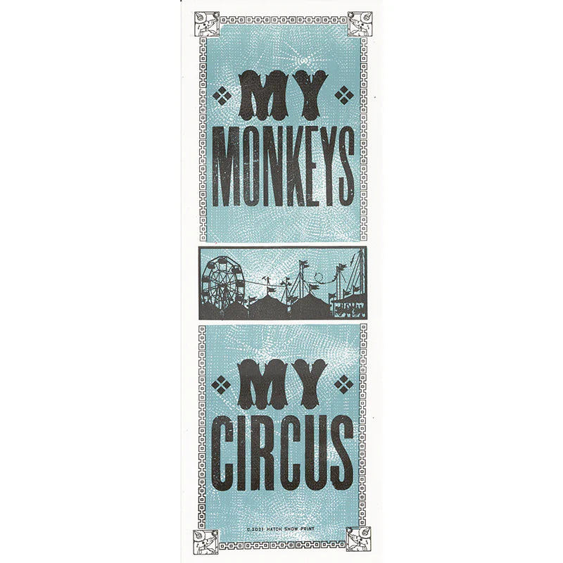 My Monkeys My Circus Poster